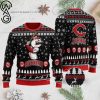 Major League Baseball Cincinnati Reds Full Print Ugly Christmas Sweater