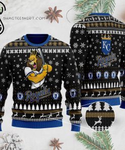 Major League Baseball Kansas City Royals Full Print Ugly Christmas Sweater