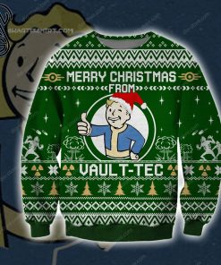 Merry Christmas From Vault-Tec Full Print Ugly Christmas Sweater