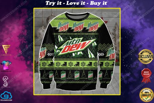 Mountain dew ugly christmas sweater