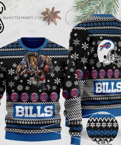 National Football League Buffalo Bills Full Print Ugly Christmas Sweater