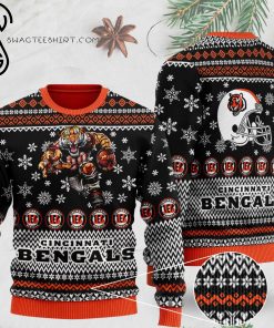 National Football League Cincinnati Bengals Full Print Ugly Christmas Sweater