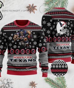 National Football League Houston Texans Full Print Ugly Christmas Sweater