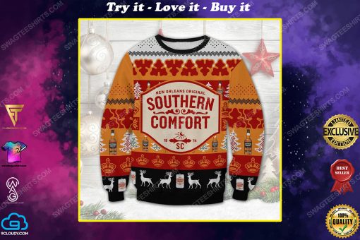 New orleans original southern comfort ugly christmas sweater