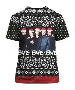 Nsync band bye bye bye all over print ugly christmas sweater