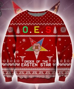 Order of the Eastern Star Full Print Ugly Christmas Sweater