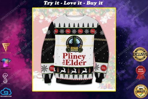 Pliny the elder russian river brewing company ugly christmas sweater