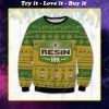 Resin IIPA beer ugly christmas sweater