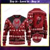 Scarlet witch marvel comics all over print ugly christmas sweater