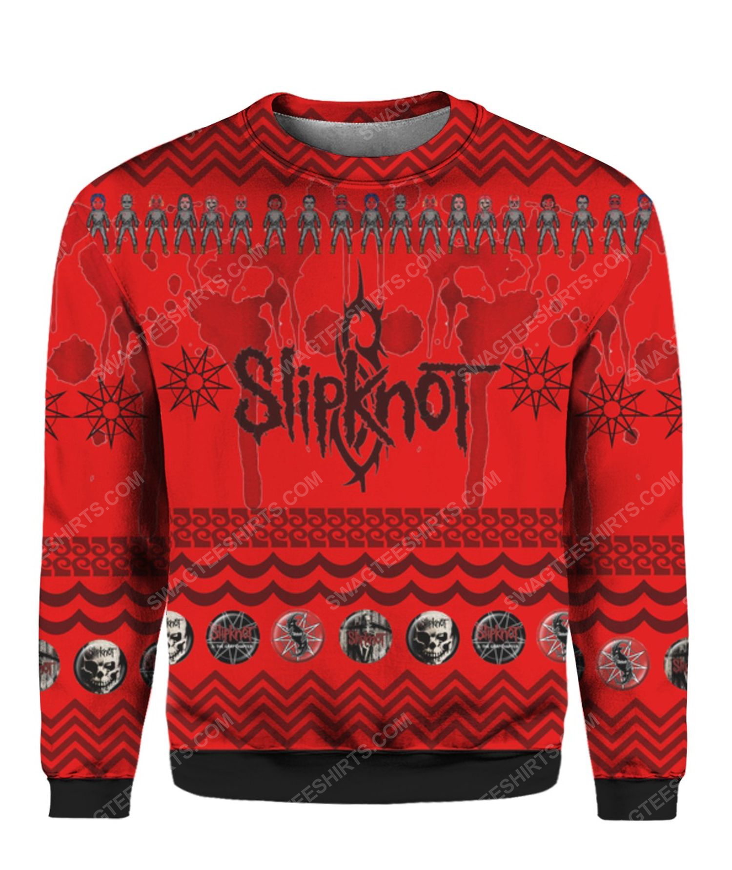 Slipknot band all over print ugly christmas sweater