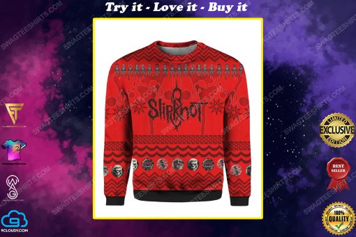 Slipknot band all over print ugly christmas sweater