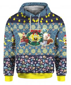 Spongebob squarepants christmas time all over print ugly christmas sweater