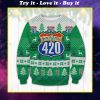 Sweetwater brewing company 420 ugly christmas sweater