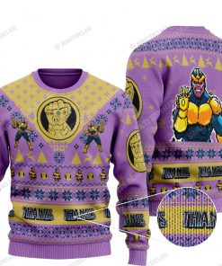 Thanos marvel comics all over print ugly christmas sweater