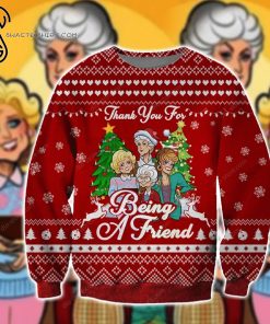 The Golden Girls Thank You For Being A Friend Ugly Christmas Sweater