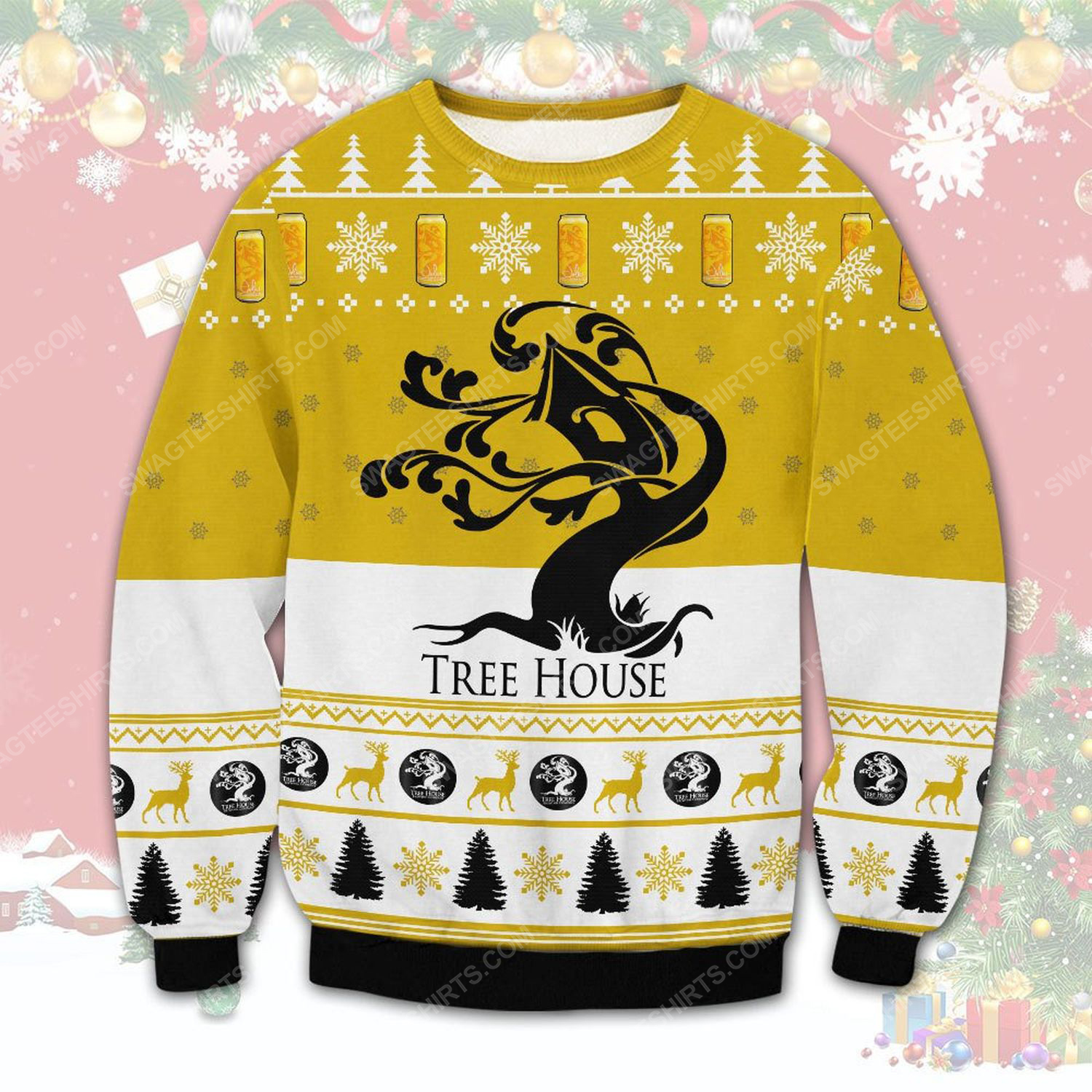 Tree house brewing companyugly ugly christmas sweater