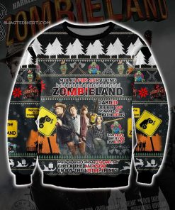 Zombieland Movie Full Print Ugly Christmas Sweater
