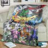Anime Pokemon Legendary Full Printing Blanket