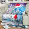 Anime Pokemon Mew GX Merry Christmas Full Printing Blanket