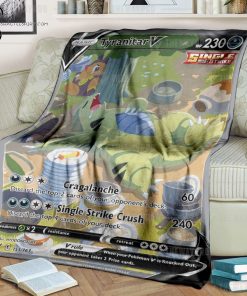 Anime Pokemon Tyranitar V Full Printing Blanket