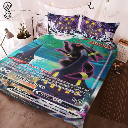 Anime Pokemon Umbreon Full Print Bedding Set