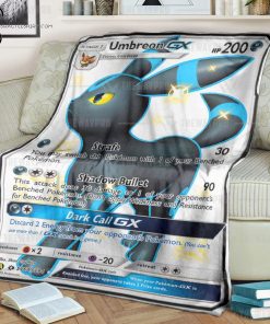 Anime Pokemon Umbreon GX Full Printing Blanket