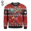 Avengers Pokemon Full Print Ugly Christmas Sweater