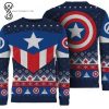 Captain America Full Print Ugly Christmas Sweater