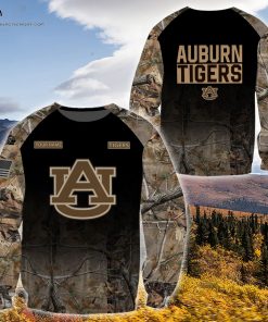 Custom Hunting Camo Auburn Tigers Football Shirt