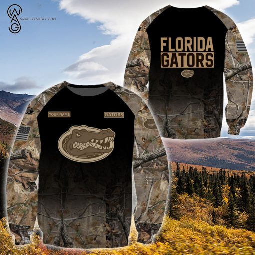 Custom Hunting Camo Florida Gators Football Shirt