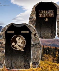 Custom Hunting Camo Florida State Seminoles Football Shirt
