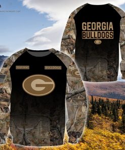 Custom Hunting Camo Georgia Bulldogs Football Shirt