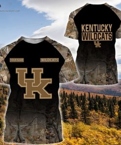 Custom Hunting Camo Kentucky Wildcats Football Shirt