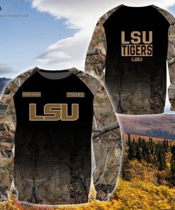 Custom Hunting Camo LSU Tigers Football Shirt