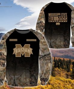 Custom Hunting Camo Mississippi State Bulldogs Football Shirt
