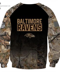 Custom Hunting Camo NFL Baltimore Ravens Shirt