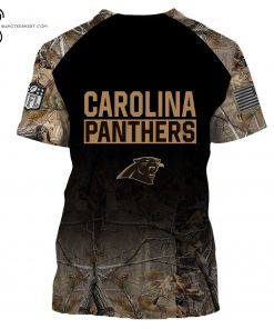 Custom Hunting Camo NFL Carolina Panthers Shirt