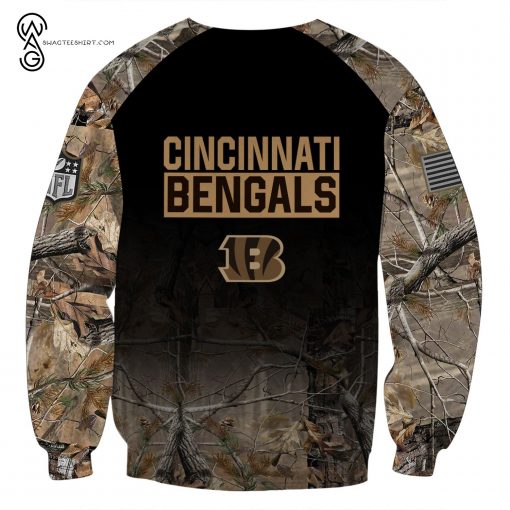 Custom Hunting Camo NFL Cincinnati Bengals Shirt