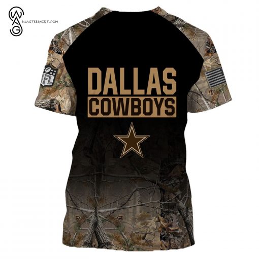 Custom Hunting Camo NFL Dallas Cowboys Shirt