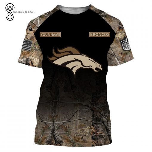 Custom Hunting Camo NFL Denver Broncos Shirt