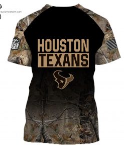 Custom Hunting Camo NFL Houston Texans Shirt