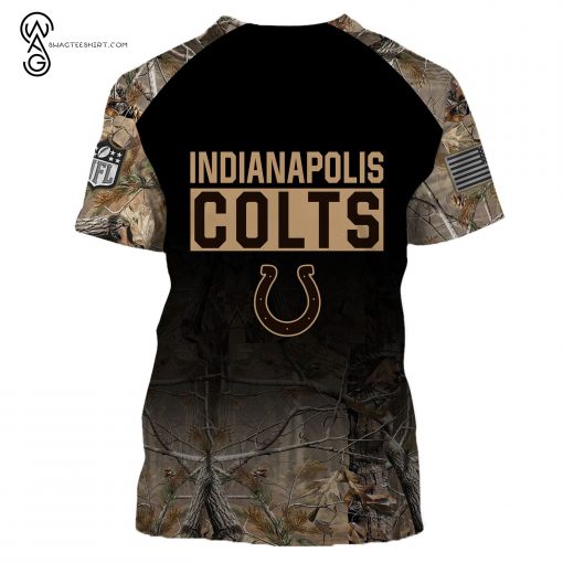 Custom Hunting Camo NFL Indianapolis Colts Shirt