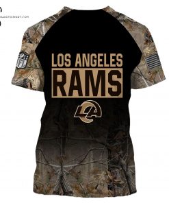 Custom Hunting Camo NFL Los Angeles Rams Shirt