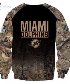 Custom Hunting Camo NFL Miami Dolphins Shirt