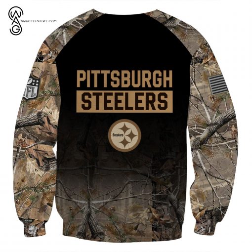 Custom Hunting Camo NFL Pittsburgh Steelers Shirt