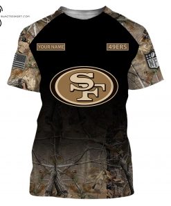 Custom Hunting Camo NFL San Francisco 49ers Shirt