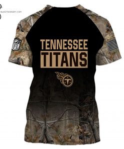 Custom Hunting Camo NFL Tennessee Titans Shirt