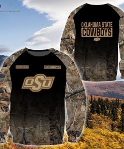 Custom Hunting Camo Oklahoma State Cowboys Football Shirt