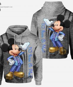 Custom Mickey Mouse 50 Years Of Magic Hoodie and Leggings
