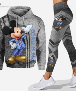 Custom Mickey Mouse 50 Years Of Magic Hoodie and Leggings